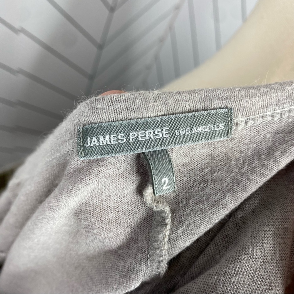 James Perse Gray Long Sleeve Dress Size 2 - Picture 3 of 7